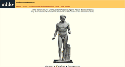 Desktop Screenshot of antikeskulptur.museum-kassel.de
