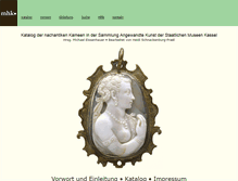 Tablet Screenshot of kameen.museum-kassel.de