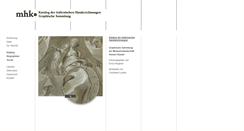 Desktop Screenshot of handzeichnungen.museum-kassel.de